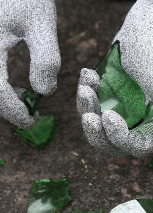 Защитные кевларовые перчатки от порезов cut resistant glove порезостойкие с защитой m