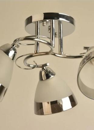 Люстра декоративна sirius л 8113/3 cr на 3 плафони