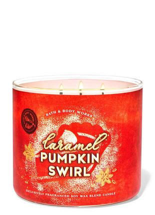 Ароматична свічка bath and body works caramel pumpkin swirl