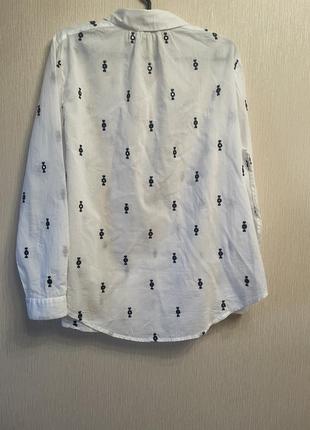 Стильная хлопковая блузка2 фото