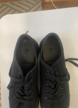 Кеды h&amp;m текстильные