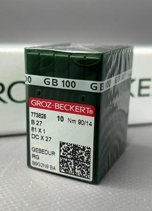 Голки для промислових оверлоків groz beckert в27 gebedur №90-rg