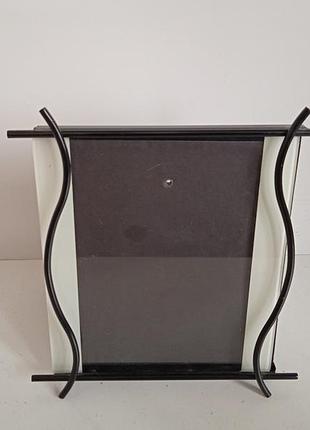 Металлическая фоторамка 10х15