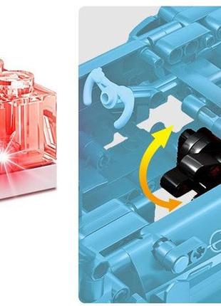 Конструктор бэтмобиль gbl ky1071, подсветка, инерция, 620 деталей