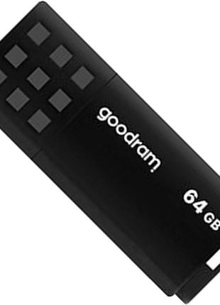 Флеш-драйв 64gb goodram uме3 3,2 чорна