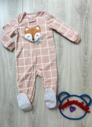 Флисовые пижамки. слип картерс