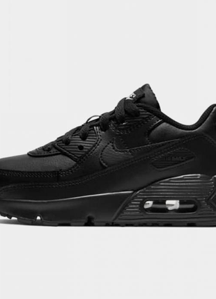 Кросівки дитячі чорні nike air max 90 розмір 29,5