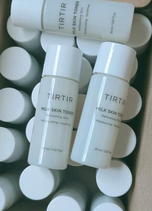Tirtir - milk skin toner - зволожувальний тонер з екстрактом рису - mini - 20ml