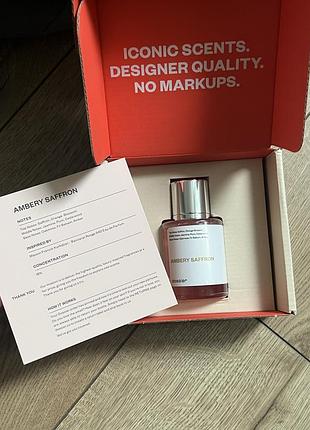 Парфумована  вода  dossier ambery saffron  baccarat rouge 540