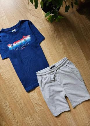 Детский летний комплект levis 10 лет мальчик шорты футболка