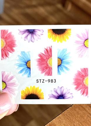 Водный наклейка-слайдер для маникюра