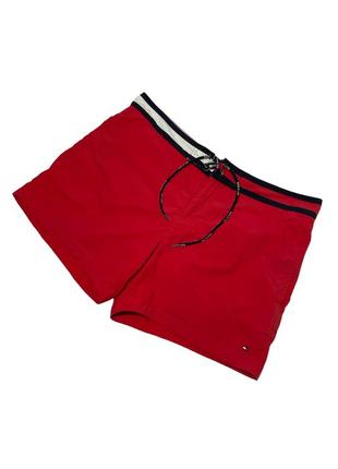 Шорти tommy hilfiger lightweight red shorts