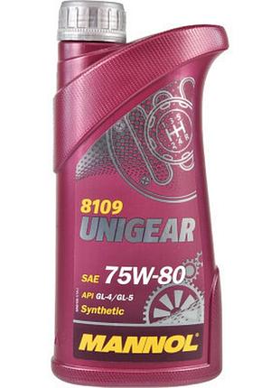 Трансмиссионное масло mannol unigear 1л 75w-80 (mn8109-1)  гарантія!