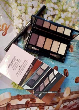 Ексклюзив!!!оригінал!!! супер ціна!!! набір pupa make up pupart pocket kit smoky edition №003 purple.