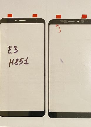 Meizu e3 / m851 стекло для ремонта дисплея черное