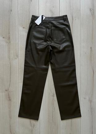 Стильные брюки из эко кожи, бренд mango8 фото