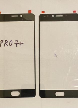 Стекло для ремонта дисплея meizu pro7 plus / pro 7 plus m793h черный цвет