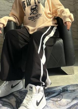 Спортивні штани з лампасами жіночі (42-44, 44-46, 48-50 р.)4 фото