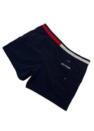 Шорти tommy hilfiger lightweight dark blue shorts5 фото