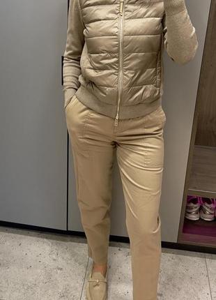 Бежевые брюки massimo dutti xs-s