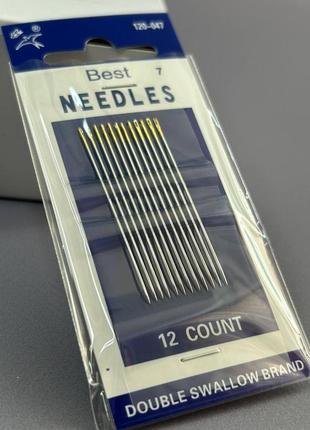 120-047 голки ручні needles (голки для ручного шиття)