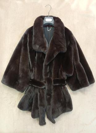 Норковая шуба норка black nafa