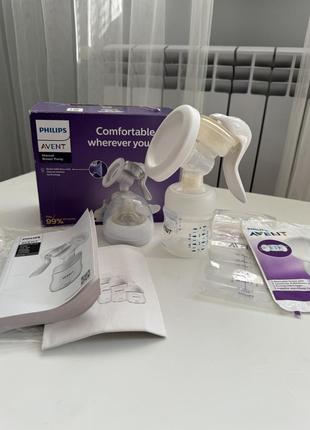 Молокоотсос механический / ручной philips avent scf430/10