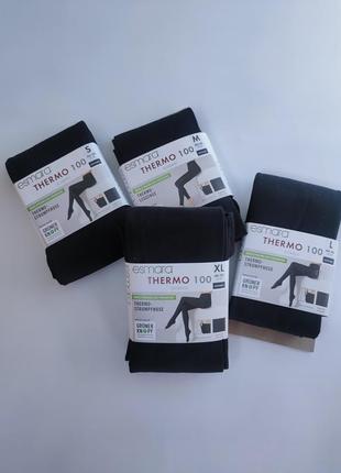 Теплі зимові термо колготки на флісі esmara s, m, l, xl, xxl