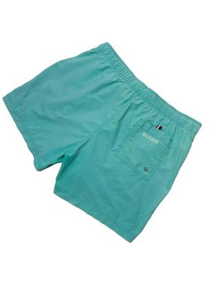 Шорти tommy hilfiger lightweight turquoise shorts5 фото