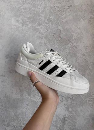 Кросівки adidas campus beige black2 фото