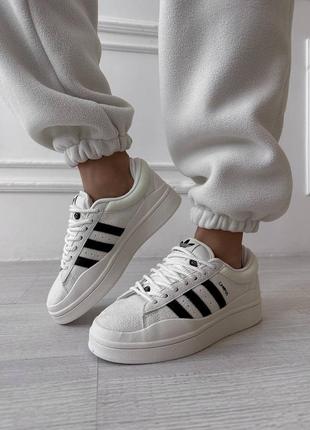 Кросівки adidas campus beige black8 фото