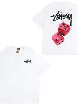 Футболка stussy fuzzy dice | футболки стусі1 фото