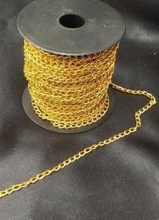 Декоративні ланцюги, колір золото 1,0 мм6 фото