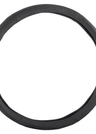 Чехол на руль carlife 50-52см кожаный, черный gl-55