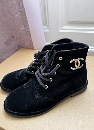 Ботинки жіночі chanel belted оригінал