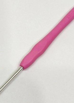 Крючок для вязания sindtex #3 с мягкой ручкой