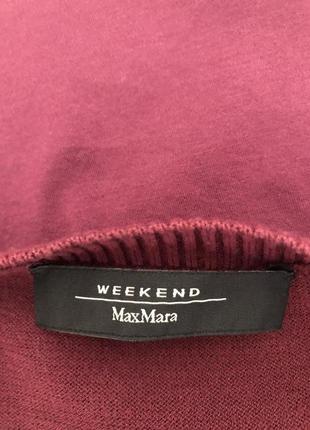 Цікаве комбіноване плаття винного кольору від weekend max mara, розмір l-xl4 фото