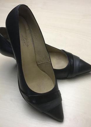 Туфли женские, натуральная кожа, р.39