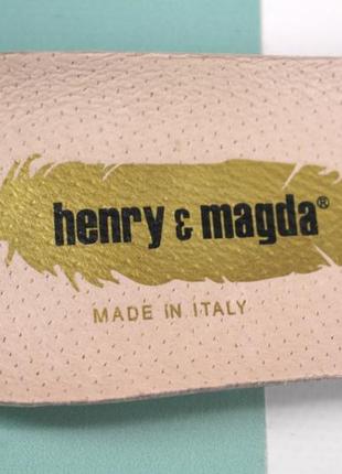 Нові круті італійські шкіряні кросівки henry&amp;magda рептилія. розмір eur 36, 36,5, 37,5.7 фото