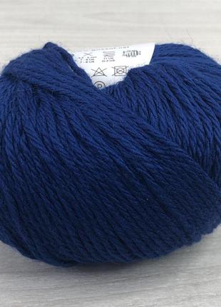 Пряжа gazzal – baby wool xl колір 802 синій2 фото