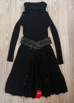 Платье теплое черная3 фото