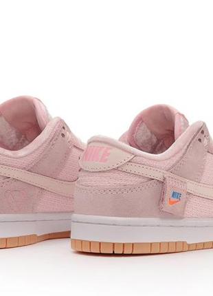 Кроссовки dunk teddy bear pink кроссовки5 фото