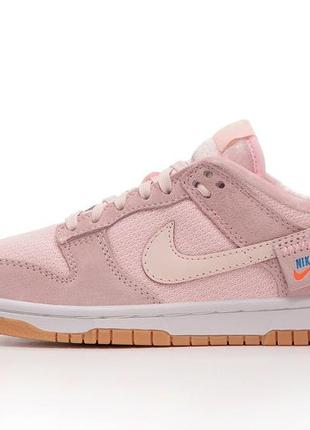 Кроссовки dunk teddy bear pink кроссовки8 фото