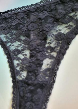 Ажурні гіпюрові трусики стрінги iris and lilly london2 фото