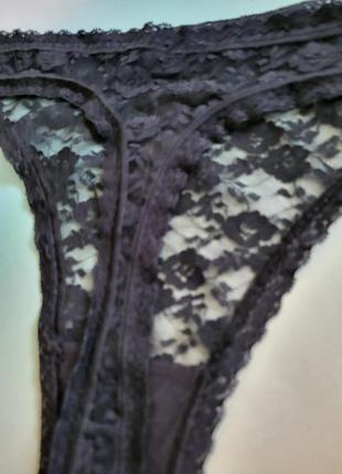 Ажурні гіпюрові трусики стрінги iris and lilly london4 фото