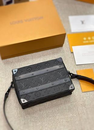 Чоловіча шкіряна брендова сумка через плече l🖤v