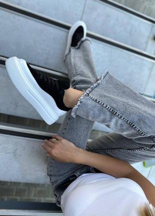 Кросівки кеди жіночі на підошві5 фото