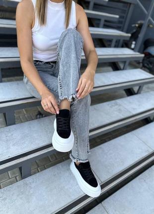 Кросівки кеди жіночі на підошві6 фото