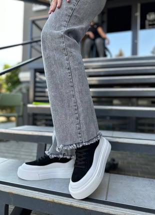 Кросівки кеди жіночі на підошві7 фото