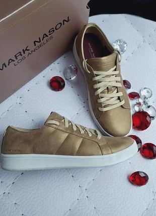 Mark nason los angeles шкіряні золотисті кеди